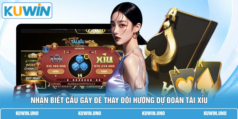 Nhận biết cầu gãy để thay đổi hướng dự đoán tài xỉu 